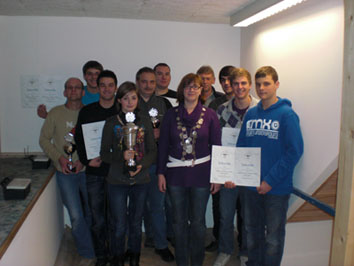 Siegerehrung der Vereinsmeisterschaft 2011