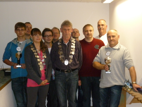 Siegerehrung Vereinsmeisterschaft 2013